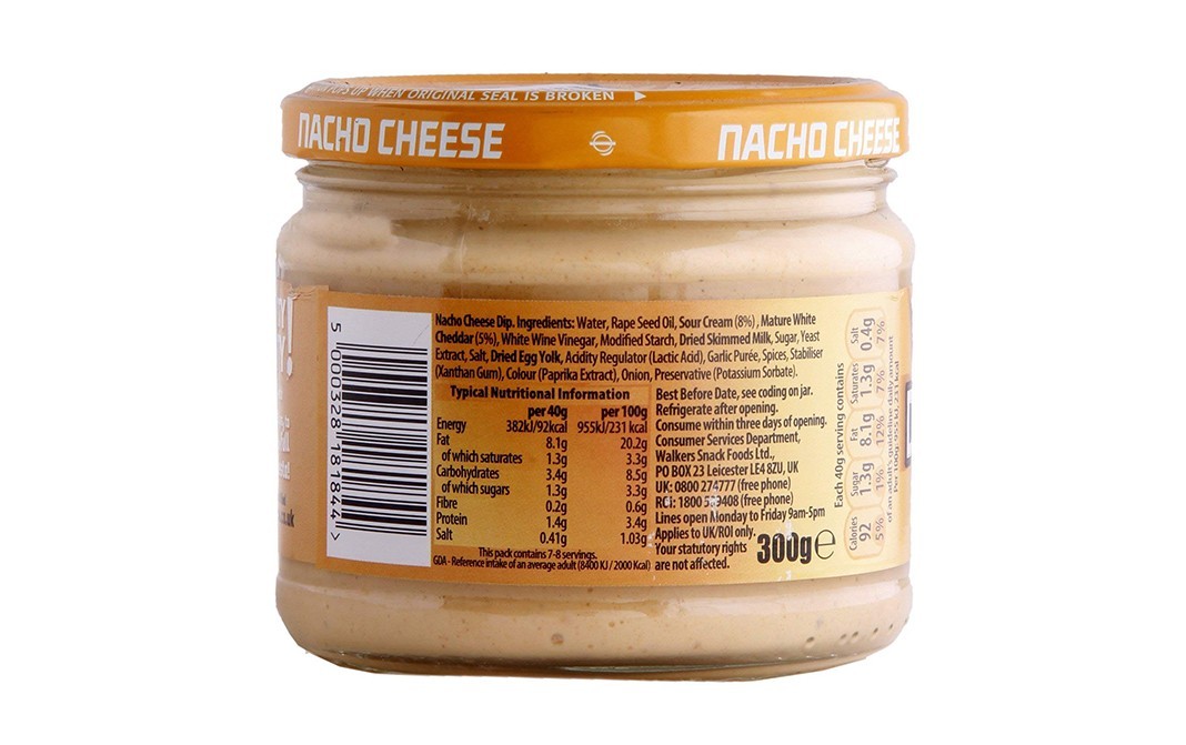 Doritos Nacho Cheese    Glass Jar  300 grams